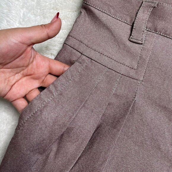 Y2K Vintage Marc Jacobs Women's Brown Skinny High-Rise Pleated Jeans Size 8 - Picture 11 of 14